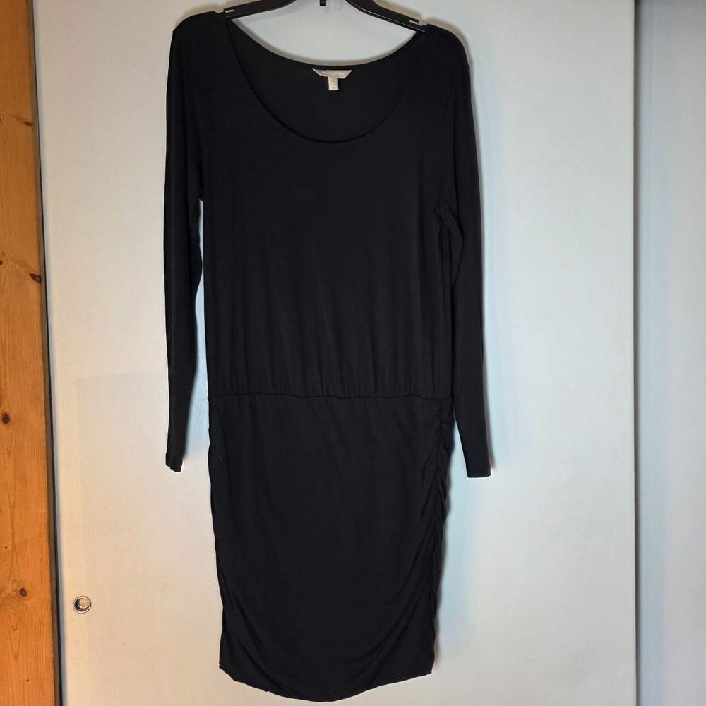 Banana Republic Women's Little Black Dress Size M Scoop Neck Event Cocktail